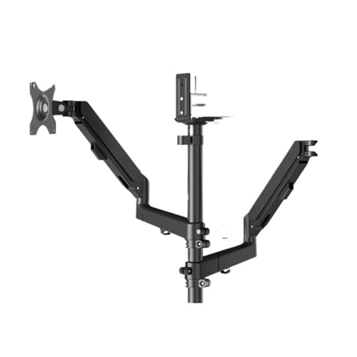 Support pour écrans d'ordinateur doubles fixation bureau double bras amovible