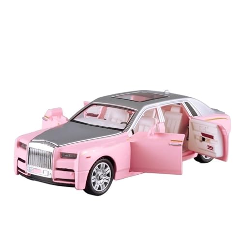 Diecast Metal Alloy Model Car Scale 1:32 for Rolls-Royce Phantom(Pink)