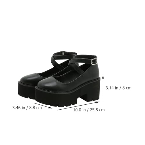 Chaussures plateforme simples élégantes en PU sandales d'été