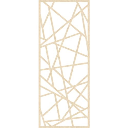 Image of Conway Decorative Pierced Fretwork Wood Wall Panels, 25 3 /8 inchW x 64 3 /8 inchH x 3 /8 inchT, Birch