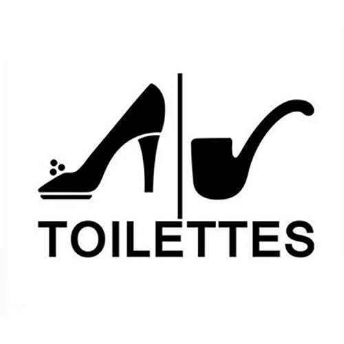 Jiuhong Funny Pictures Toilet Door Wall Home Decoration, 