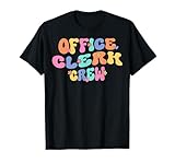 Retro Office Clerk Crew Groovy...