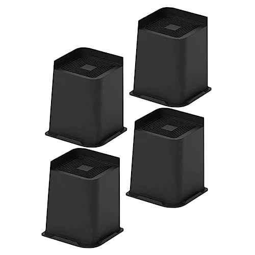 VILLCASE 4pcs -Skid Bed and Furniture Leg Risers for Stability and Scratch Prevention Heavy Duty Design for Beds Sofas and Desks Increase for Easy Cleaning