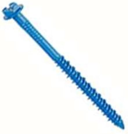 Masonry Scr, Hex, 1/4x2 1/4 L, Pk100