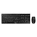 CHERRY STREAM DESKTOP RECHARGE, Kabelloses Tastatur-Maus-Set, Schweizer Layout (QWERTZ), 2,4 GHz Funk, Leiser Tastenanschlag, Wiederaufladbar, Schwarz
