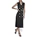 Karl Lagerfeld Paris Women's Dresses Midi, Black, 12