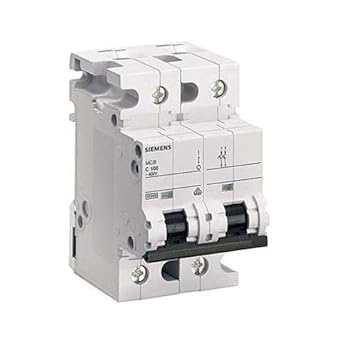 Siemens 5SP42807RC - 80A 2POLE 3MW10KA C CHARACTERISTICS MCB