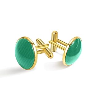 Esthetische Peacock Feathers Manchetknopen voor mannen set gepersonaliseerd