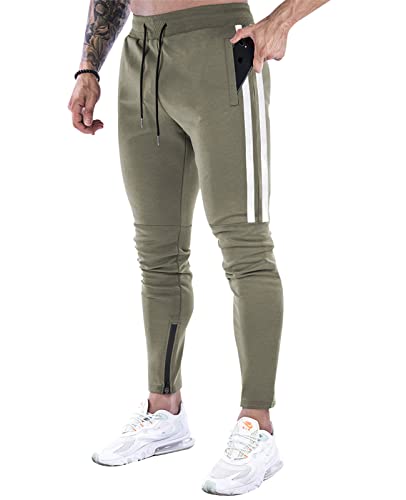 Suwangi Pantalones Deportivos Running para Hombre Jogger