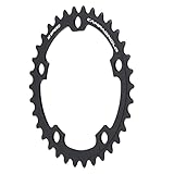 Modellnummer: CMCKS1233834 Campagnolo Ersatz-Kurbelsatz FC-VL434 – 34 Kettenblatt – 10 Stück – Schwarz