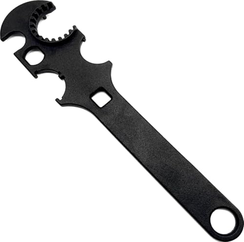 Armorers Wrench for Removal and Tighten,Durable Steel Construction for Easy Maintenance and Repairs | Multi-Function Hand Tool