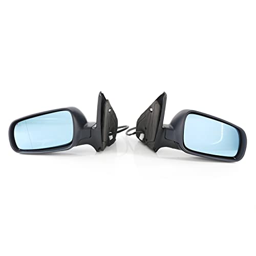 Niniang 2 piezas de Espejo Retrovisor Eléctrico de Puerta Lateral de Coche, Recambios para MK4 Golf 4 1J1857507D 1J1857508D