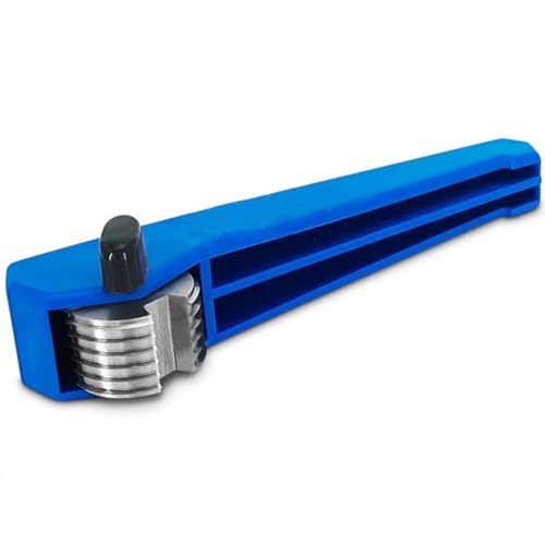 Probador de adherencia de escotilla cruzada, tijeras de película de pintura con cuchillas y 6 dientes, kit de comprobador de corte cruzado con caja de plástico para laboratorio
