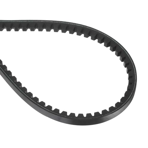 uxcell BX98 EPDM V-Belt, Raw Edge Cogged Industrial Rubber V Belt 0.67" Width x 98" Inside Circumference