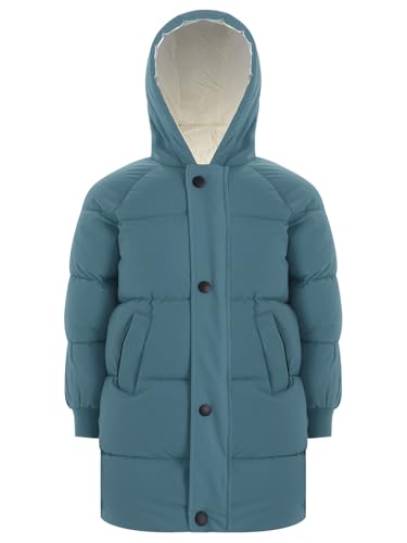 easyforever Kids Girls Winter Coat Warm Waterproof Long Puffer Jacket Water Resistant Quilted Snow Outwear with Hood3