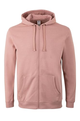 Mukua Mixte Sf270u Sweat À Capuche avec Fermeture Éclair, Rose Pâle, L EU