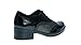 PATRICIA MILLER Zapato Atado 502 para Mujer (41, Negro)