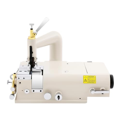 Leather Skiving Machine Industrial Sewing Machine 1200RPM Electric Leather Skiving Thinning Machine with Belts for Leather/Felt/Rubber (Servo Motor Not Included)