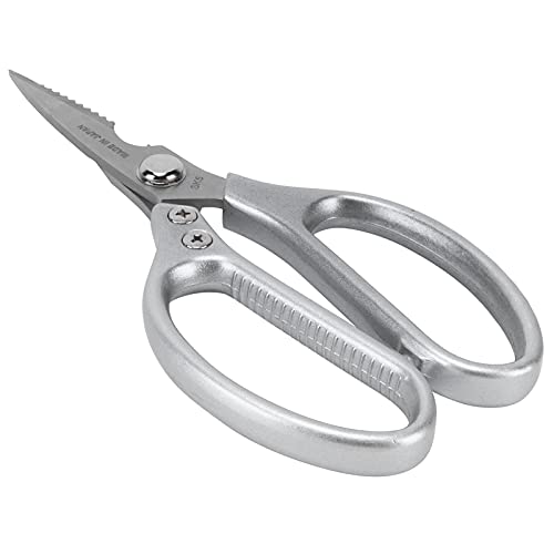 Ciseaux de Cuisine, Ciseaux à Pizza, Ciseaux à Volaille, avec Poignée Antidérapante, Ciseaux Utilitaires en Acier Inoxydable pour Viande, Os de Poulet, Dinde, Poisson, Légumes