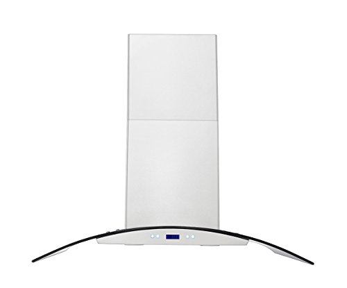 PROLINE 36-Inch Wall Range Hood, Ducted, 600 CFM, Stainless Steel, LED Lights, ULTRA-QUIET Blower Motor, 6 Speed, 3-Year Warranty, Dishwasher-Safe Filters, PLFW 544.36, Kitchen Hood