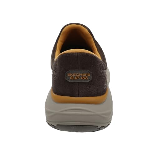 Image of Skechers Men's USA Arch Fit Maverick - Wolfe Round Toe Canvas Bungee Lace Slip-Ins