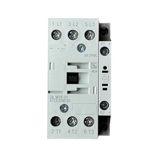 Contacteur DILM38-01 évite surchauffe moteur triphasé coupure électrique 24V