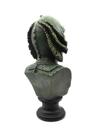 Estatua de resina Lagoon Monster Bust Rustix verde miniatura 6