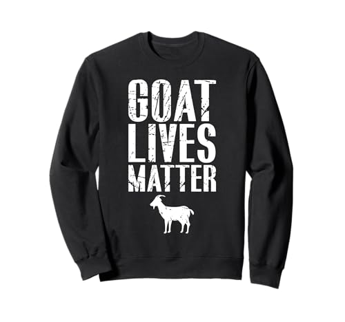 Goat Lives Matter, divertido diseño de cabra amante de los animales Sudadera