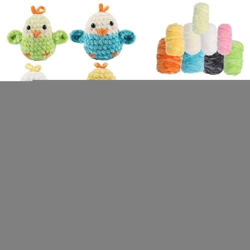 Kit de tricot oiseaux pour débutants pour s'initier au DIY créatif à la maison