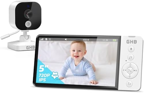 GHB Baby Monitor Video 4.3 con visione notturna