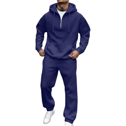 Elneeya Mens Sweatsuit 2 Piece Set Oversized Ligh Gym Jogging Sets - image 1