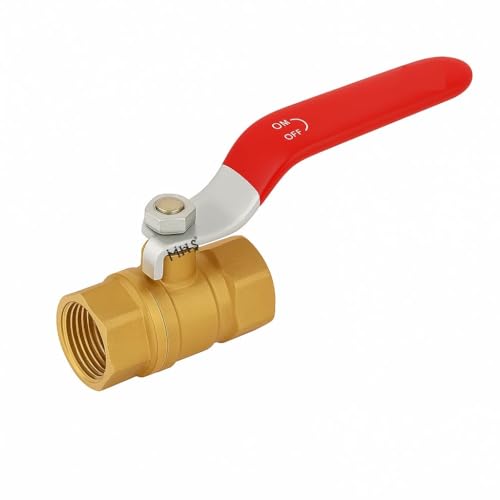 MHS Brass Ball Valve Handle Valve Extra Heavy Duty Brass (15MM [ 0.5 Inch])