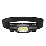 ヘッドライト 充電式,軽い 明るい 1100ルーメン 密閉型防水 LED ヘッドランプ 防水防塵 180度調整可能 集光・ 隠れ式充電ポート 伸縮可能ヘッドバンド 軽量 アウト 防災/登山 釣り用 ランニング 作業用 ヘルメット ライト
