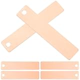 Healeved 6 Stück Kupferbleche Kupferstreifen für Fruchtbatterie Wissenschaftsexperimente Anodenmaterial Lehrmaterialien