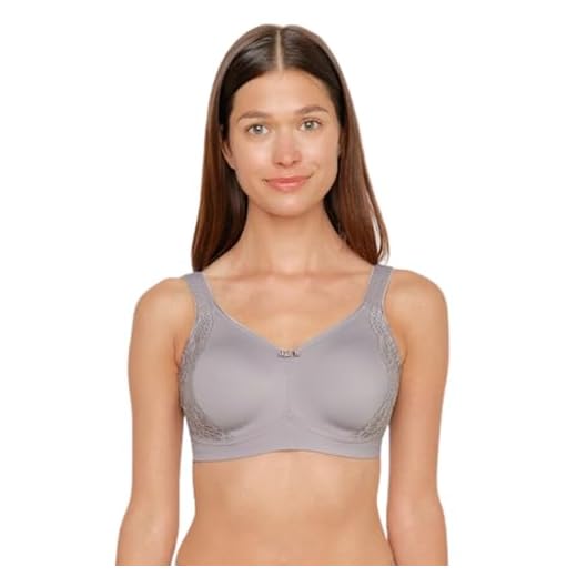 Susa Damen Bügel gemoldet London Minimizer BH, Grau (Frosty Lavender 268), 105E
