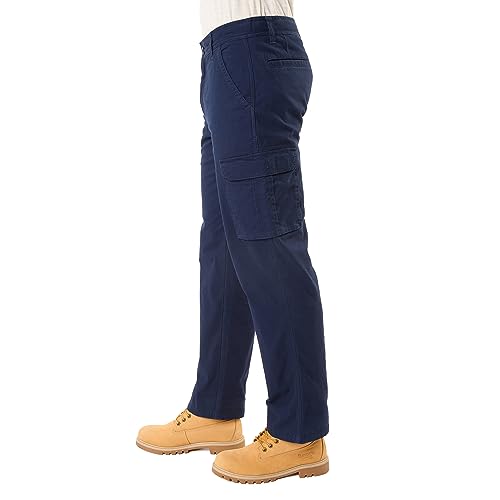 Smith's Workwear Big Men's Stretch Fleece-Lined Canvas Cargo Pant2