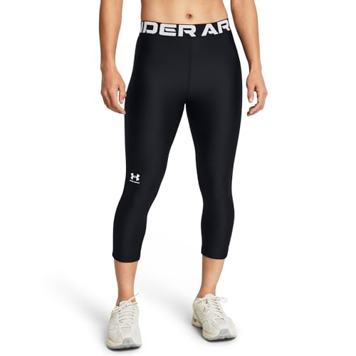 Leggings 3/4 Under Armour HeatGear mallas deportivas de compresion para hombre color negro