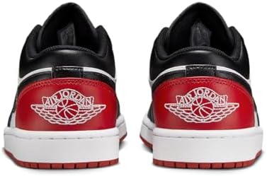 AIR JORDAN 1 Low Triple White (2022) 553558-136 Size, Bred Zwart Rood, 41 EU | Image 4