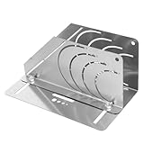 Ciieeo 1Set Foam Cutter Tool Insulation Cutting Guide for Precise Cuts Pipes Stainless Steel Design for Air Conditioning Foam Insulation