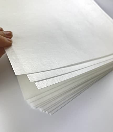 Wafer Paper Flexible Edible Printer Sheets 12 Pack 0.4mm White Letter Size 8.5" x 11" Cake Topper Decoration Burn Away by MeganJDesigns