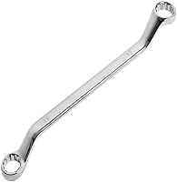 Vista 13 de FLZOSPER Llave de extremo de caja doble de 0.827 in x 0.906 in, 12 puntos, 45 grados, acabado pulido, Cr-V