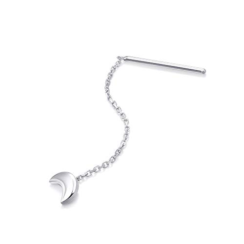 Chow Sang Sang 950 Platinum Single Dangle Earring 89179E (Sold Single Not Pair)4