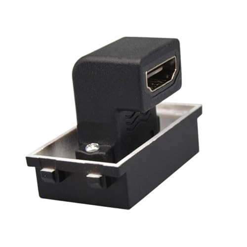 Prise HDMI F/F en L pour résoudre le problème des câbles pliés derrière les meubles