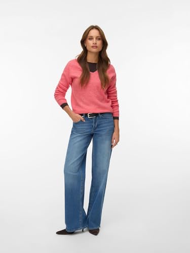VERO MODA Female Strickpullover VMCREWLEFILE Strickpullover – Ansicht 2