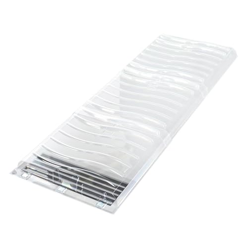 DGQ Magnetic Air Vent Extender Fit for Floor Register Up to 12 Wide Adjustable Unbreakable Air Deflector AC Vent Extends up to 32 Long for Under Furniture (1)