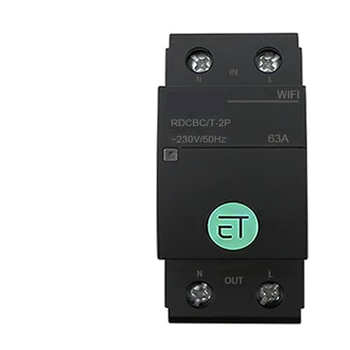 Disjoncteur intelligent WiFi Zigbee avec ampèremètre et télécommande