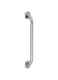 Drive Silver Knurled Steel Wall Grab Bar 16' L 12116-3