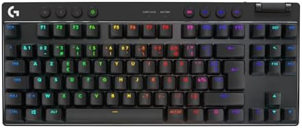 Logitech G PRO X TKL LIGHTSPEED clavier de jeu sans fil, ultra-po...