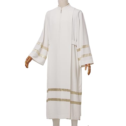 BLESSUME Clergy ALB Church Worship ALB Concelebration Vestments Robe4