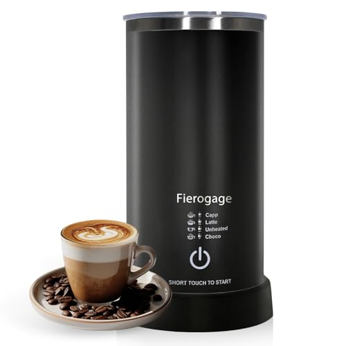 Fierogage 4-in-1 Milk Frother & Steamer